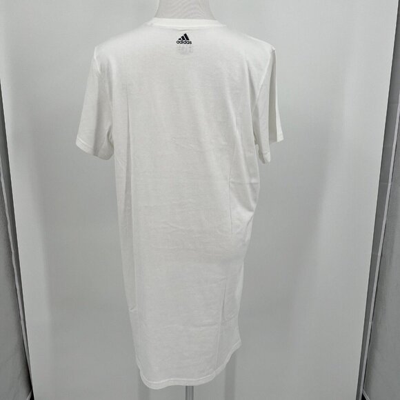 Adidas USA Graphic Print Women's T-Shirt Dress XL 100% Cotton Casual Short Sleev - Picture 3 of 9